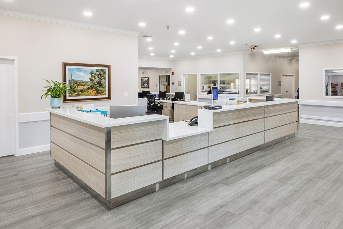 VIew of nurse's station